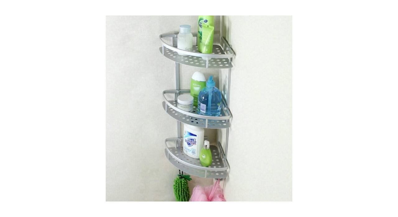 Tri-Tier Corner Shelf