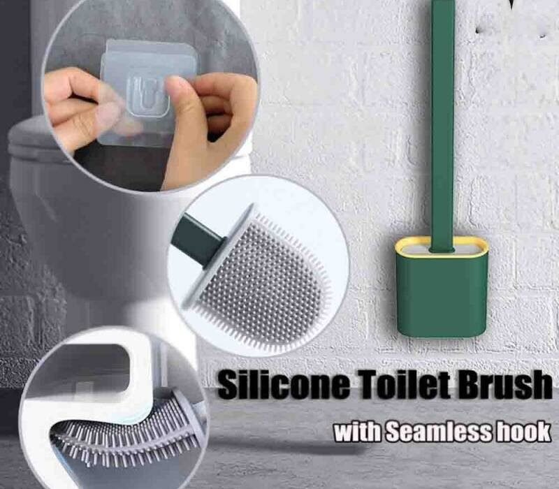 FlexiClean Silicone Toilet Brush